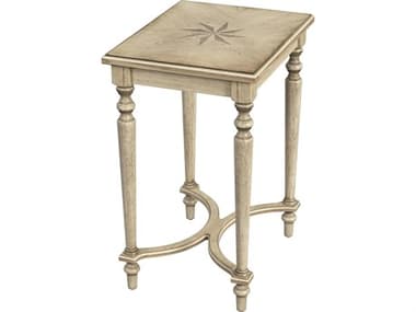 Butler Tyler Rectangular Wood Antique Beige End Table BT2116424
