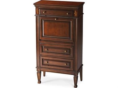 Butler Wordsworth Cherry Brown Rubberwood Secretary Desk BT2126024