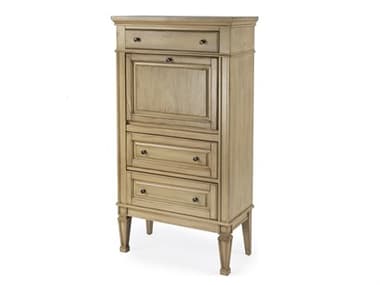 Butler Wordsworth Antique Beige Rubberwood Secretary Desk BT2126424