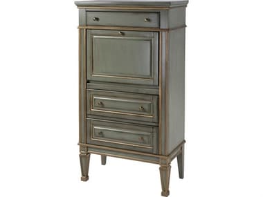 Butler Wordsworth Royal Pastel Green Rubberwood Secretary Desk BT2126482