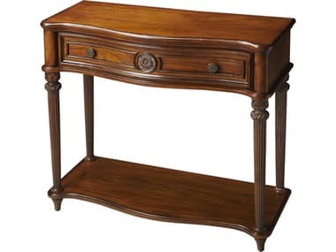 Butler Alexander Rectangular Wood Olive Ash Console Table BT2130001