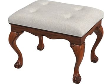 Butler Ashford Olive Ash Brown Upholstered Vanity Stool BT2627101