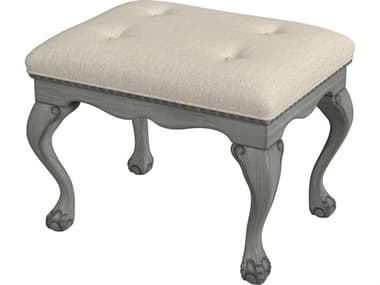 Butler Ashford Powder Gray Upholstered Vanity Stool BT2627418