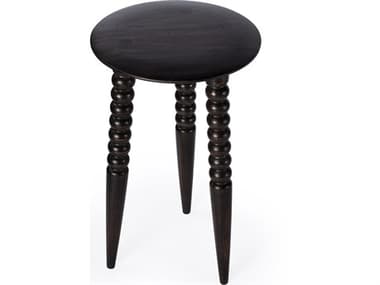 Butler Fluornoy Round Wood Chocolate End Table BT2773117