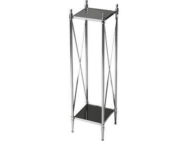 Butler Deidre Square Glass Nickel End Table BT2864220