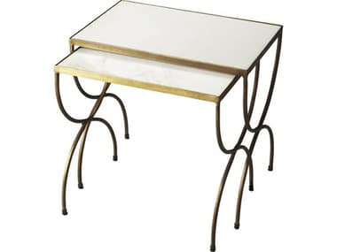 Butler Bacchus Rectangular Marble Metalworks End Table BT3309025