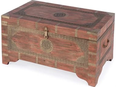 Butler Nador Rectangular Wood Blush Coffee Table BT3365216