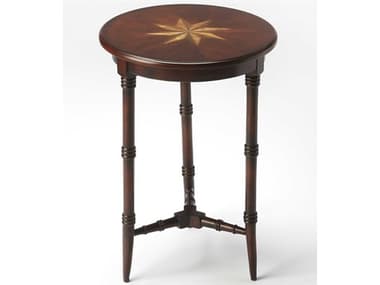 Butler Isla Round Wood Cherry End Table BT3615024