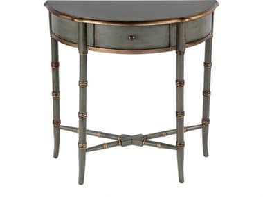 Butler Skilling Demilune Wood Royal Pastel Green Console Table BT3623482