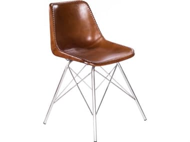 Butler Inland Brown Leather Armless Dining Chair BT3673220