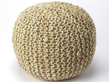 Butler Pincushion Tan Pouf BT3689140