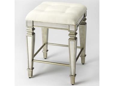 Butler Celeste Mirror Upholstered Poplar Wood Counter Stool BT3751146