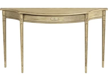 Butler Chester Demilune Wood Antique Beige Console Table BT3757424