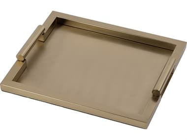 Butler Morante Rectangular Stainless Steel Serving Tray with Handles BT3827402