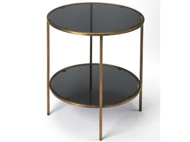 Butler Roxanne Round Glass End Table BT3872140