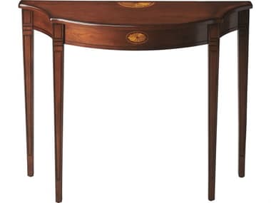 Butler Chester Demilune Wood Olive Ash Console Table BT4116101