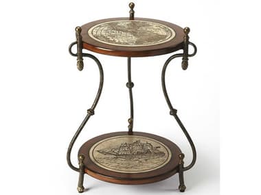 Butler Magellan Round Stone Heritage End Table BT4195070