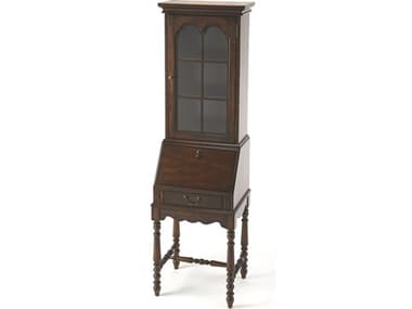 Butler Newlark Cherry Brown Poplar Wood Secretary Desk BT4364024