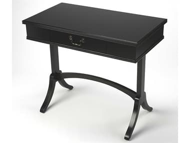Butler Alta Black Acacia Wood Writing Desk BT4456295