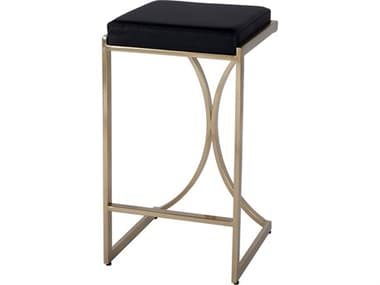 Butler Natalya Black Leather Faux Counter Stool BT4463034