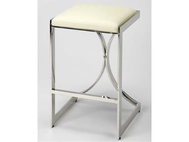 Butler Natalya Nickel Faux Leather Counter Stool BT4463220