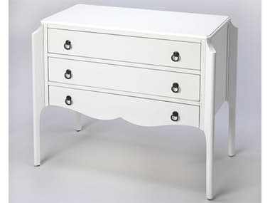 Butler Wilshire Smooth White Oak Wood Accent Chest BT4469304