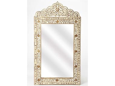 Butler Vivienne Wood & Bone Inlay Wall Mirror BT4499338