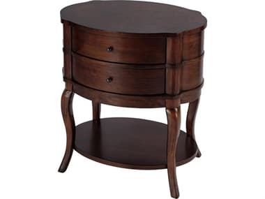 Butler Jarvis Oval Wood Umber End Table BT515040