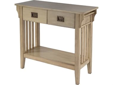 Butler Larina Rectangular Wood Antique Beige Console Table BT5217424