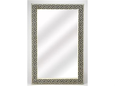 Butler Eternity Black Bone Inlay Rectangular Wall Mirror BT5267318