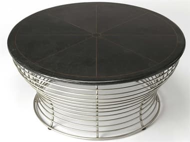 Butler Fleming Round Stone Metalworks Coffee Table BT5274025