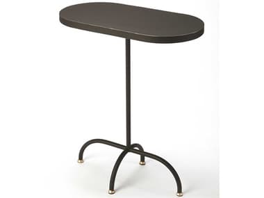 Butler Cleo Oval Wood Black Gold End Table BT5313387