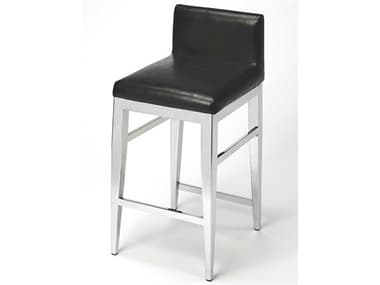 Butler Kelsey Black Faux Leather Counter Stool BT5324034
