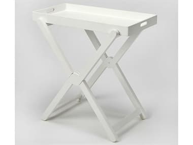 Butler Edna Rectangular Wood White End Table BT5360288
