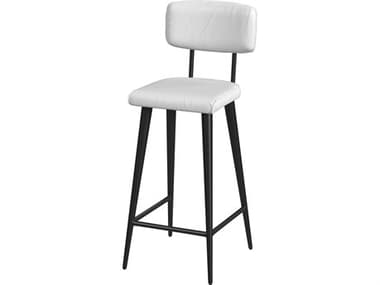 Butler Saddle White Leather Counter Stool BT5378411