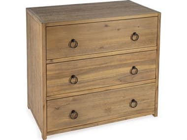 Butler Lark 3-Drawers Pine Wood Dresser BT5392312