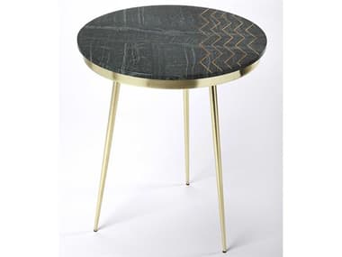 Butler Hollings Round Marble Metalworks End Table BT5402025