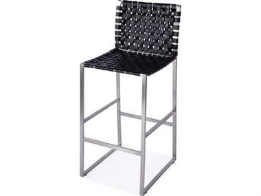 Butler Urban Black Leather Bar Stool BT5445034