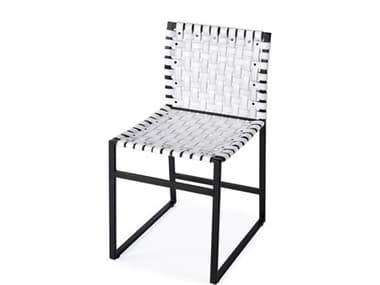 Butler Urban White Leather Armless Dining Chair BT5447411