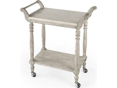 Butler Danielle Marble Rustic Gray Bar Cart BT5518329