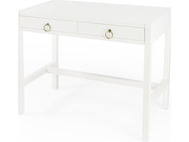 Butler Lark White Acacia Wood Writing Desk BT5523304