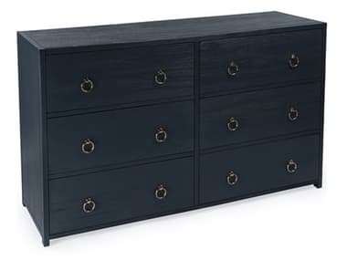 Butler Lark 6-Drawers Acacia Wood Double Dresser BT5525291