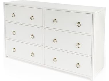 Butler Lark 6-Drawers Acacia Wood Double Dresser BT5525304