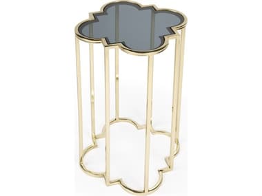Butler Auroria Glass Antique Gold End Table BT5534226