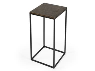 Butler Lacrossa Square Metal Antique Gold End Table BT5559226