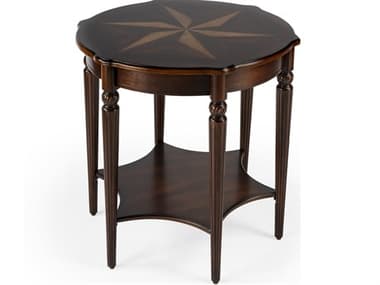 Butler Bainbridge Round Wood Cherry End Table BT557024