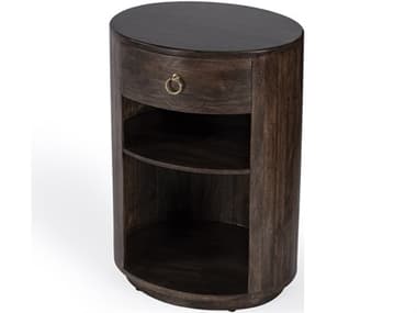 Butler Carnolitta Oval Wood Brown End Table BT5595354