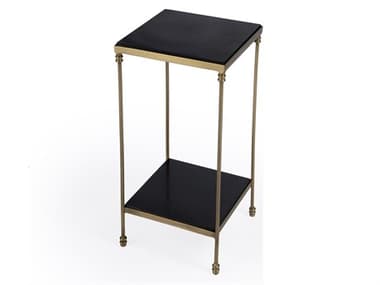 Butler Imogen Square Granite Black Marble End Table BT5619414