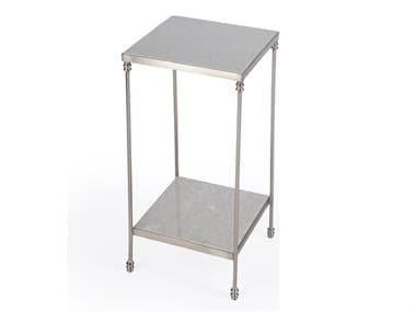 Butler Imogen Square White Marble End Table BT5619425