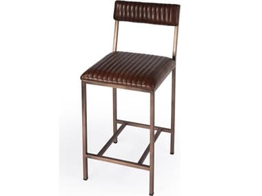 Butler Houston Brown Leather Counter Stool BT5623344